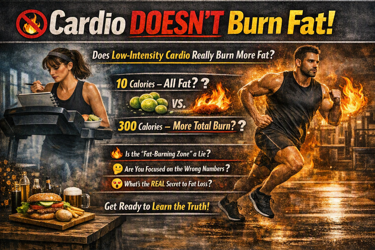 Cardio Doesn't Burn Fat