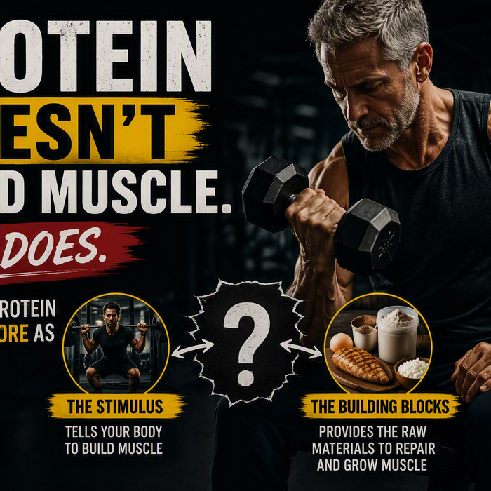 Protein Doesn't Build Muscle. This Does. (And Why Protein Matters More as You Age)